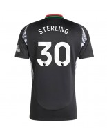 Moške Nogometnih dresov Arsenal Raheem Sterling #30 Gostujoči 2024-25 Kratki rokavi